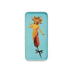 Vide-poche rectangulaire Poesy en fer - 12,5 × 28 cm